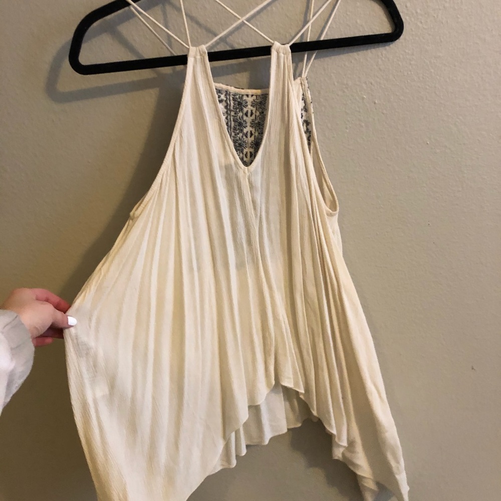 Flowy Embroidered Racerback Tank - Picture 4 of 5